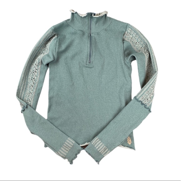 Free People Pine Green Pullover - Picture 2 of 12